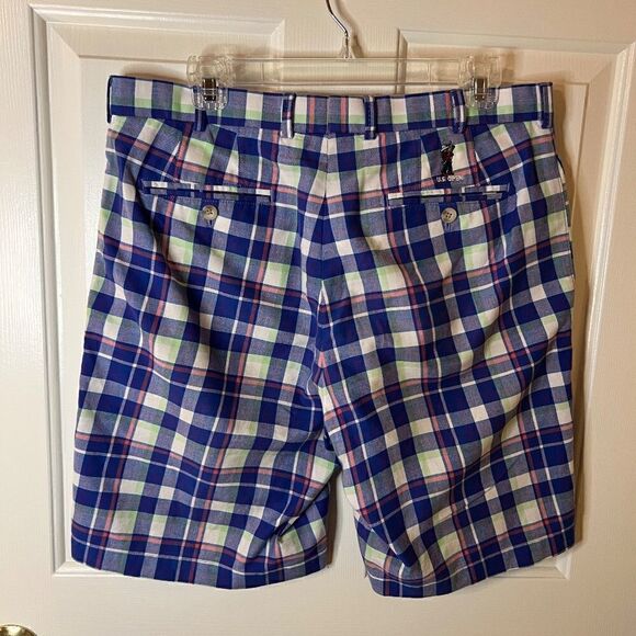 NWOT Men's Peter Millar US Open Plaid Shorts Size 34 - Picture 2 of 3